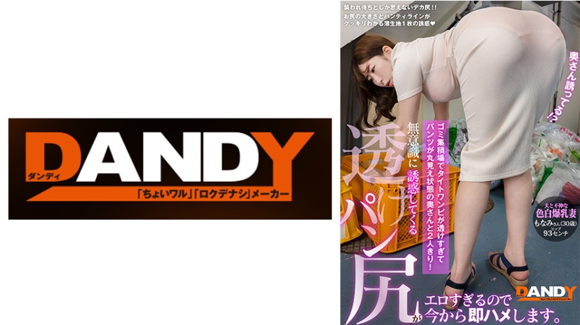 104DANDY-875A ゴミ集積場でタイトワンピが透けすぎてパンツが丸見え状態の奥さんと2人きり！無意識に誘海报剧照